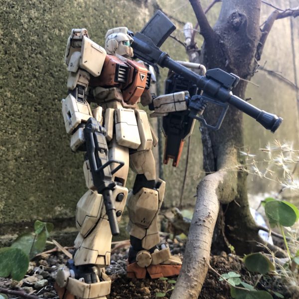 陸戦型ジムを使って初めてのウェザリング