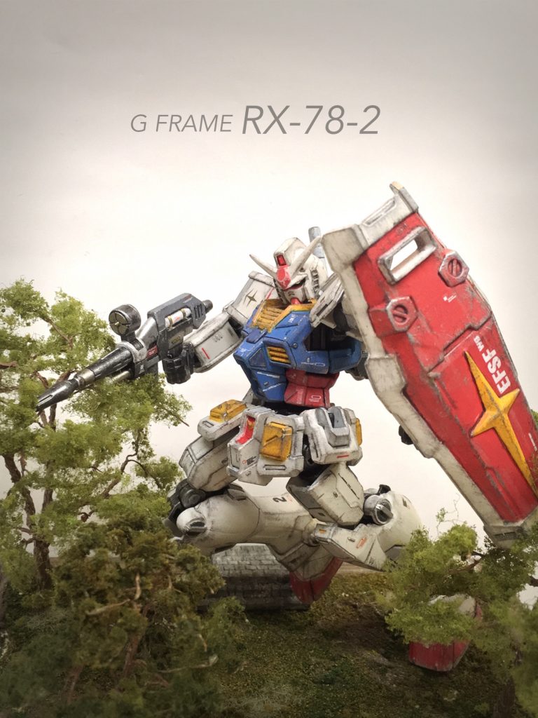 可動域の広さ、既存モールドのカッコ良さは抜群です。