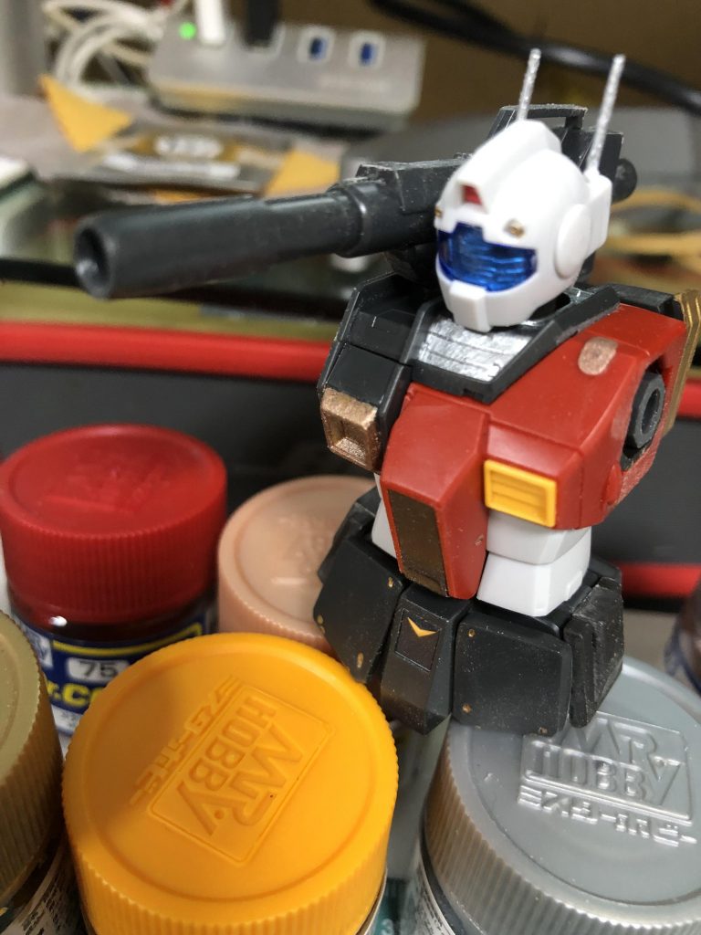 HGUC 1/144 ジム・キャノン (空間突撃仕様)–4枚目/制作者：いま