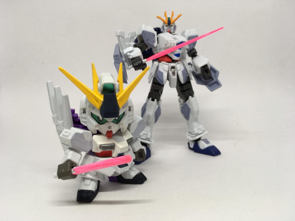 同じ食玩のGフレームと一緒に