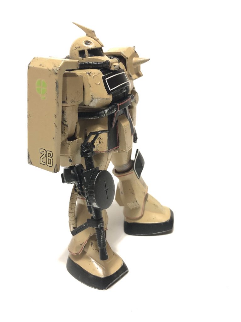 旧キット1/144「デザートザク」–3枚目/制作者:GORO55