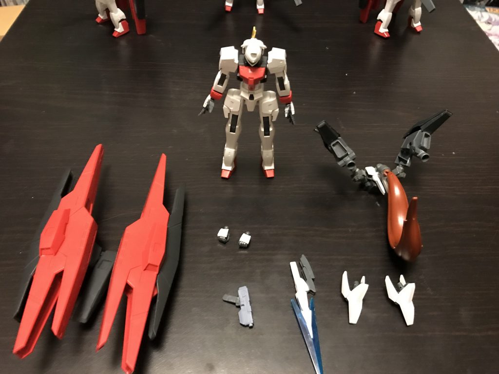 武装などはこんな感じです。
他のGNアーチャーのパーツなども装備可能。