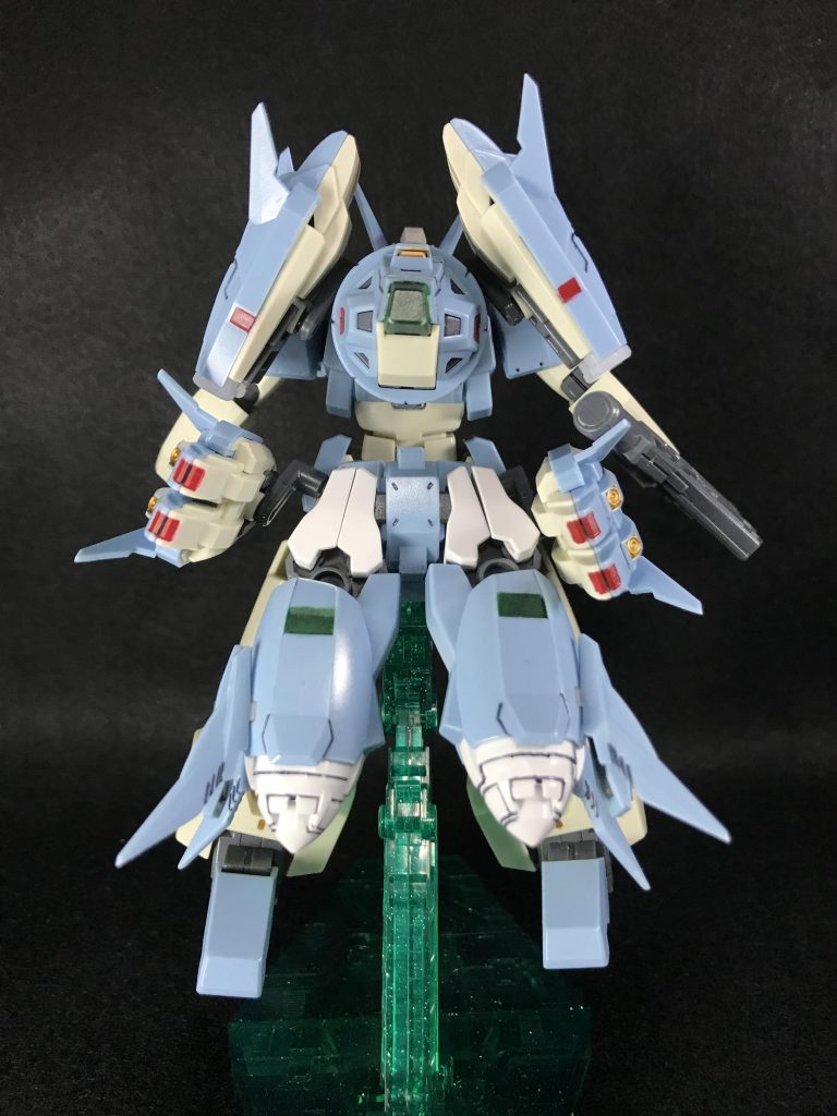 背面
上手く緑と赤がアクセントになってくれたように思います(≧∀≦)