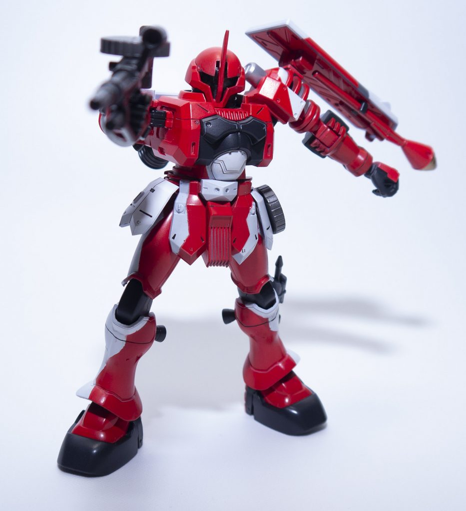 マシンガンのマガジンにふたを付けたけど、全然見えませんね…