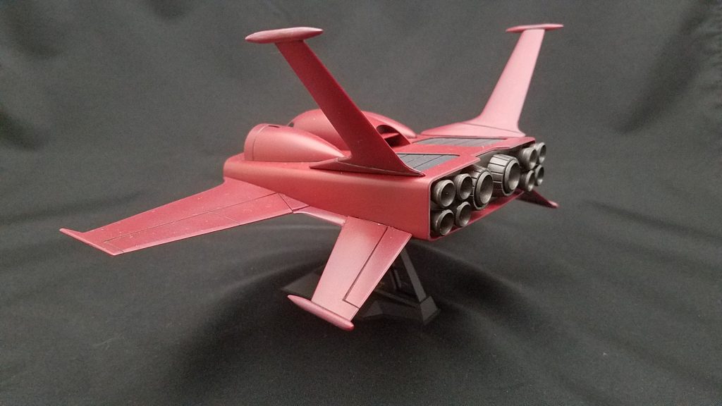 ド・ダイ、リアビュー。
バーニアは市販パーツに置き換えてます。