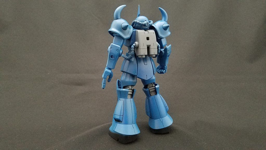 リアビュー。
バックパックの3.0mm穴を埋めるか迷いましたが、スルーしました。