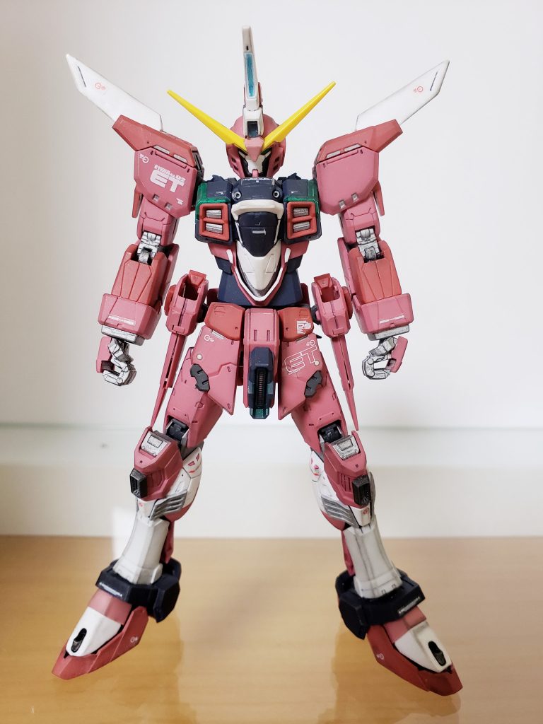 ファトゥム無し
細かいパーツはまんま、ジャスティスですが、雰囲気は出せたかなと😅