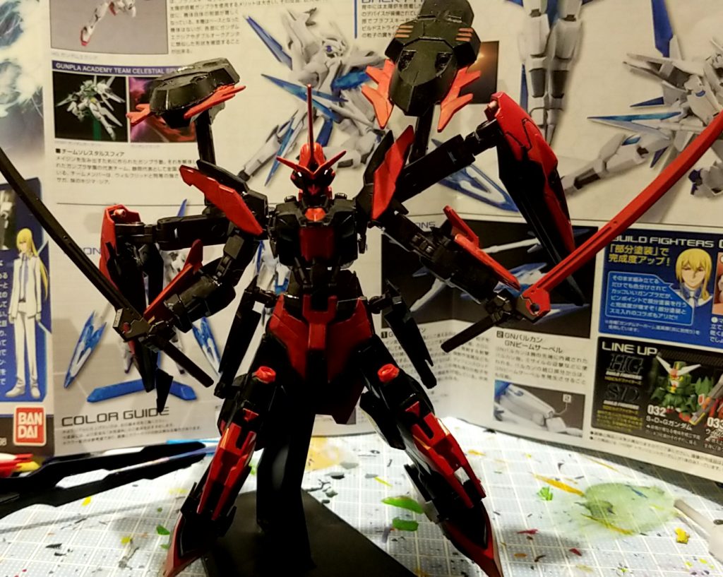 刀装備「カヌン」「ジャクマリャ」
紅い刃と灰色の刃の兵装
カヌン、ジャクマリャとはアルバニア人の氏族の歴史的な掟の中で認められている「血讐」のこと
その血塗られたような見た目と冷徹な見た目から報復を連想されたのでこの名前がついた