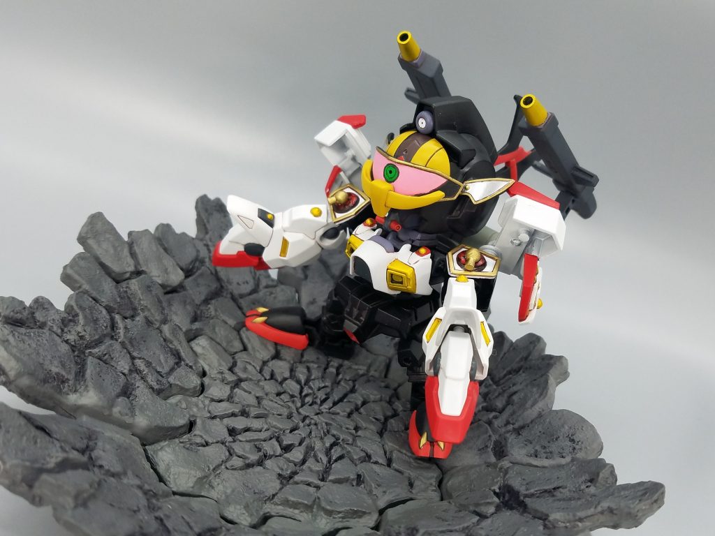 かつての三羅将 愚嵐怒に似た傍若無人な振る舞いで獣羅雷光撃を放つ。