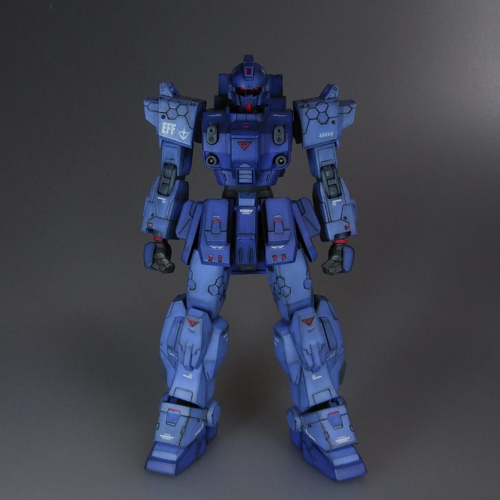 部分塗装と軽いウェザンリングの「簡単フィニッシュ」です