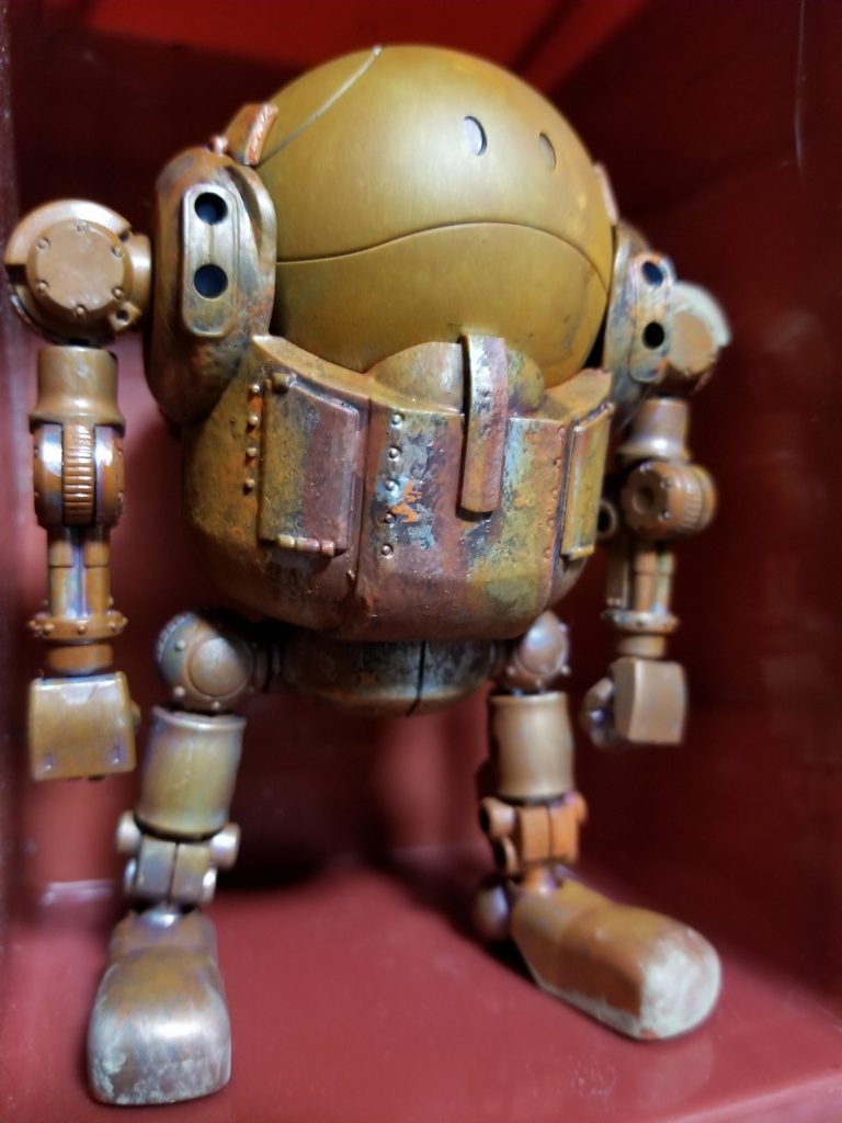 朽ちた感じをだしたかったんです。