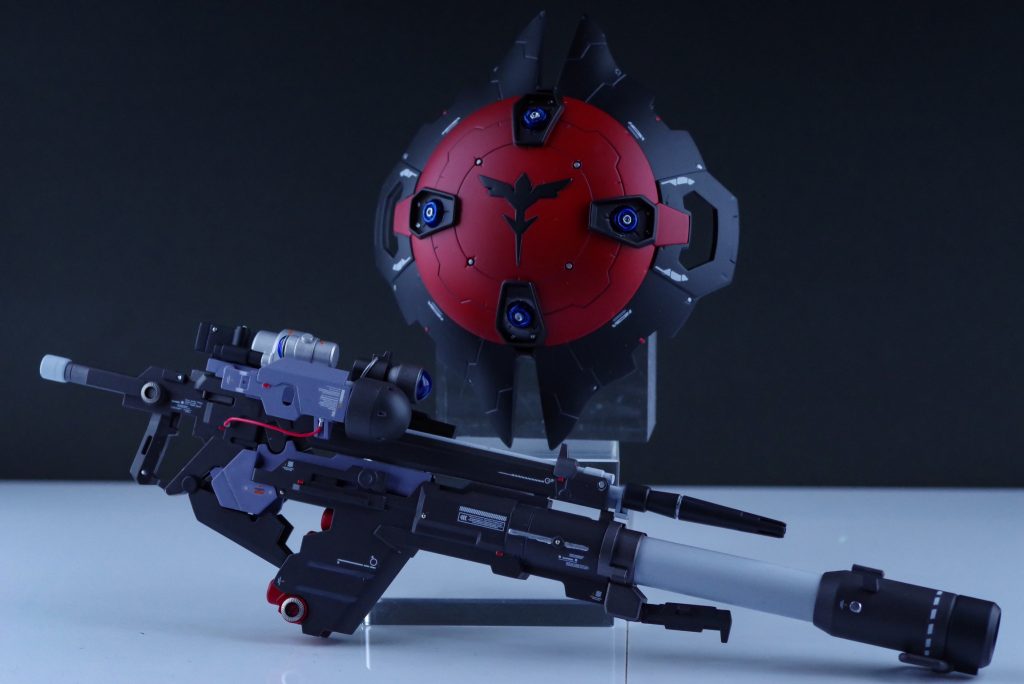 武器は本体の重量感に合わせてライフルバズーカに変更