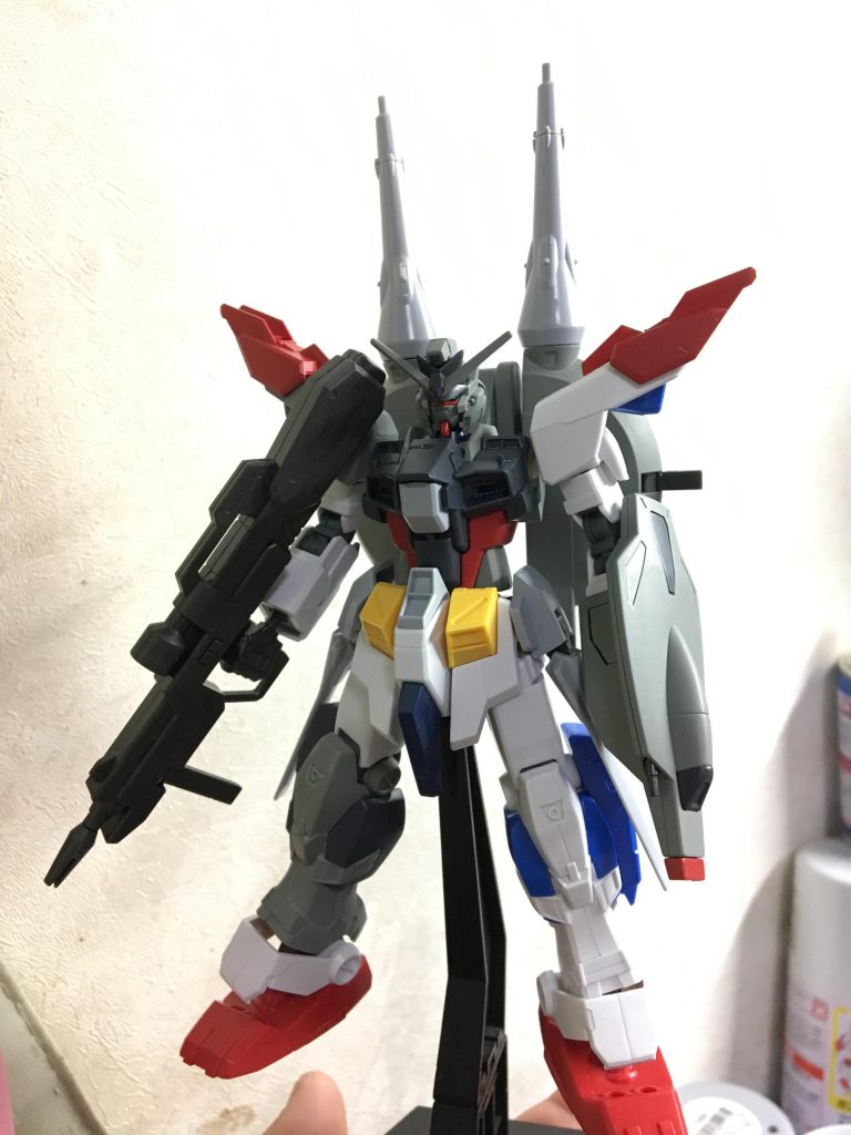 そこから肩をフリーダムとカスタムキットのやつに変えてある程度形が整いました(´ω`)