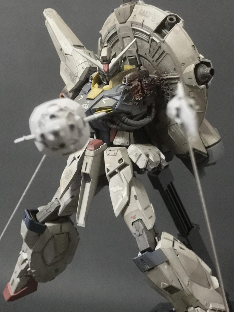 再現写真はここまで、最後に行くにつれて全体にウェザリングマスターをつけたりしてボロボロになって行く状態を表現してます