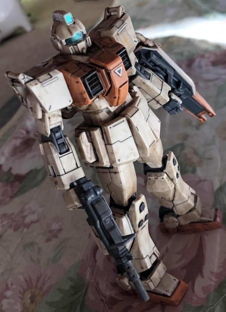 陸戦型ジムを使って初めてのウェザリング–2枚目/制作者：リリア