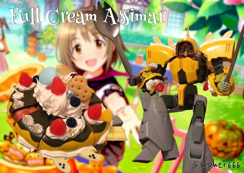 デレステの三村かな子がモチーフです。
原作のイラストよりもスイーツ増し増しになってますw