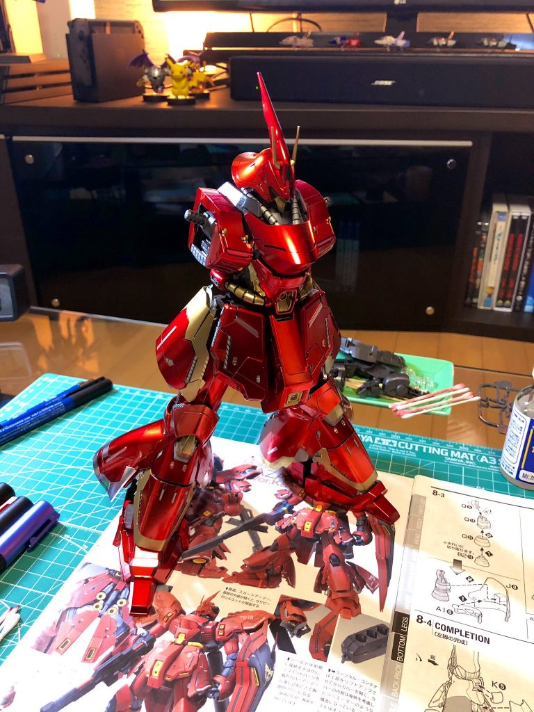 IRONMAN Mk-MSN-04 SAZABI–2枚目/制作者：@batayan423