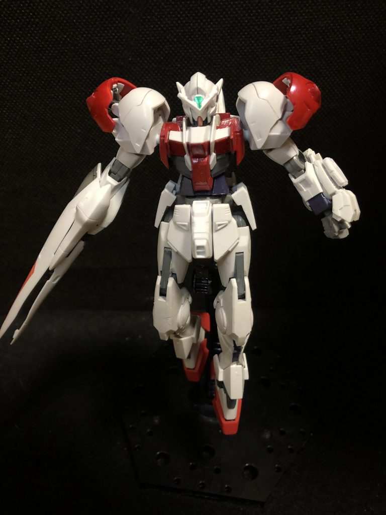 最大稼働モード。なんと!肩が開きます。