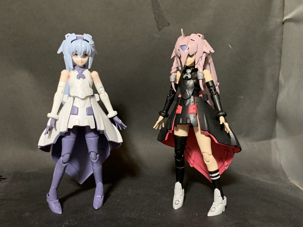 最後に比較用にサラちゃんとツーショット