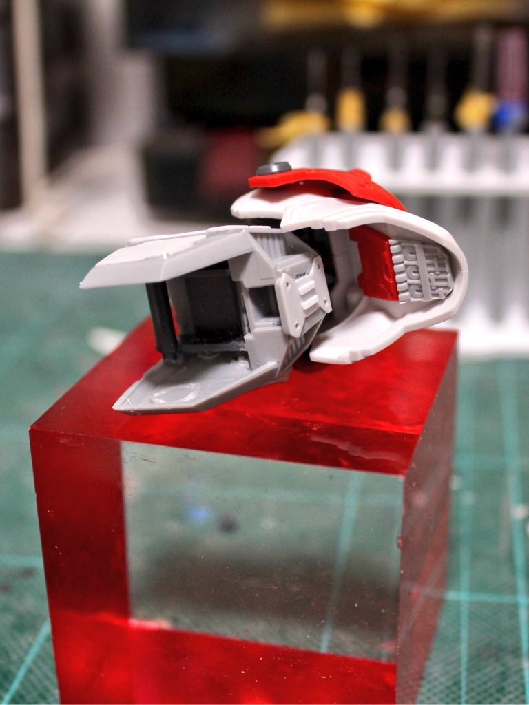 肩裏のディテールはビルダーズパーツのハンドパーツのコテから取ってきてます。