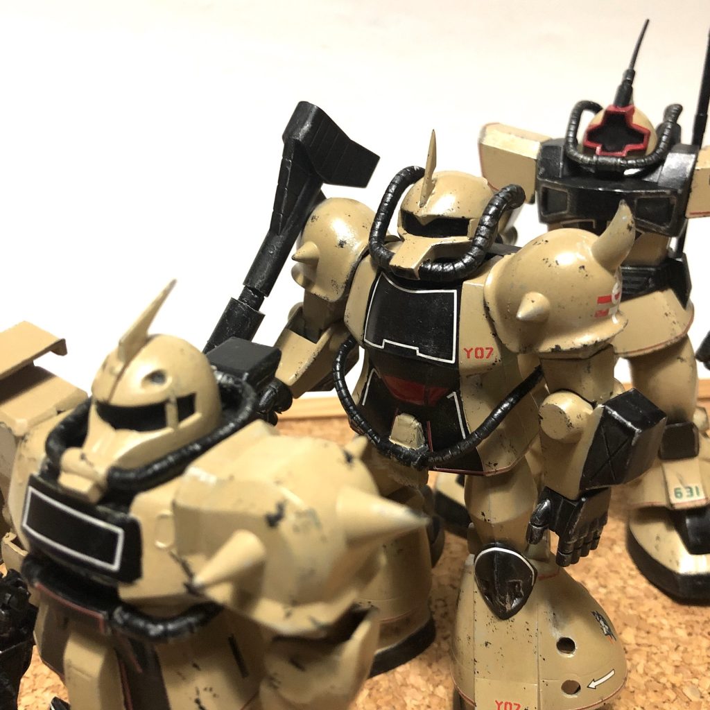 旧キット1/144「デザートザク」–7枚目/制作者:GORO55