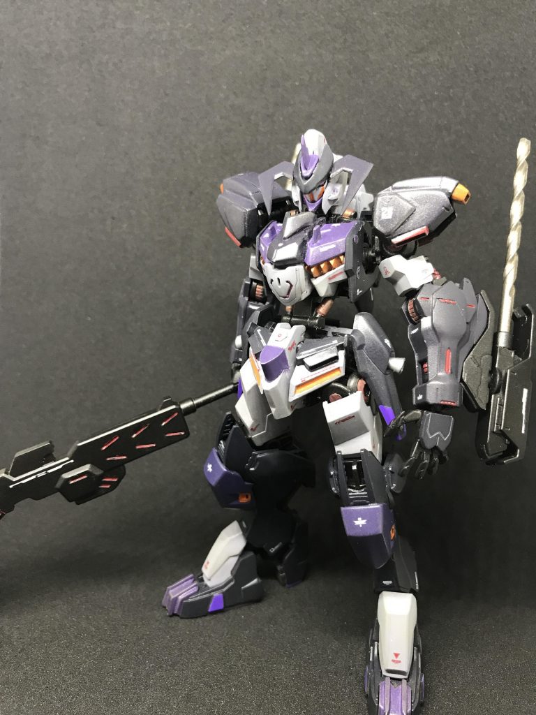 厄災戦時に開発されたガンダムフレームの一機。当時の記録から厄災戦の中期に活躍していたが、複数のMA戦において撃破が確認されている。