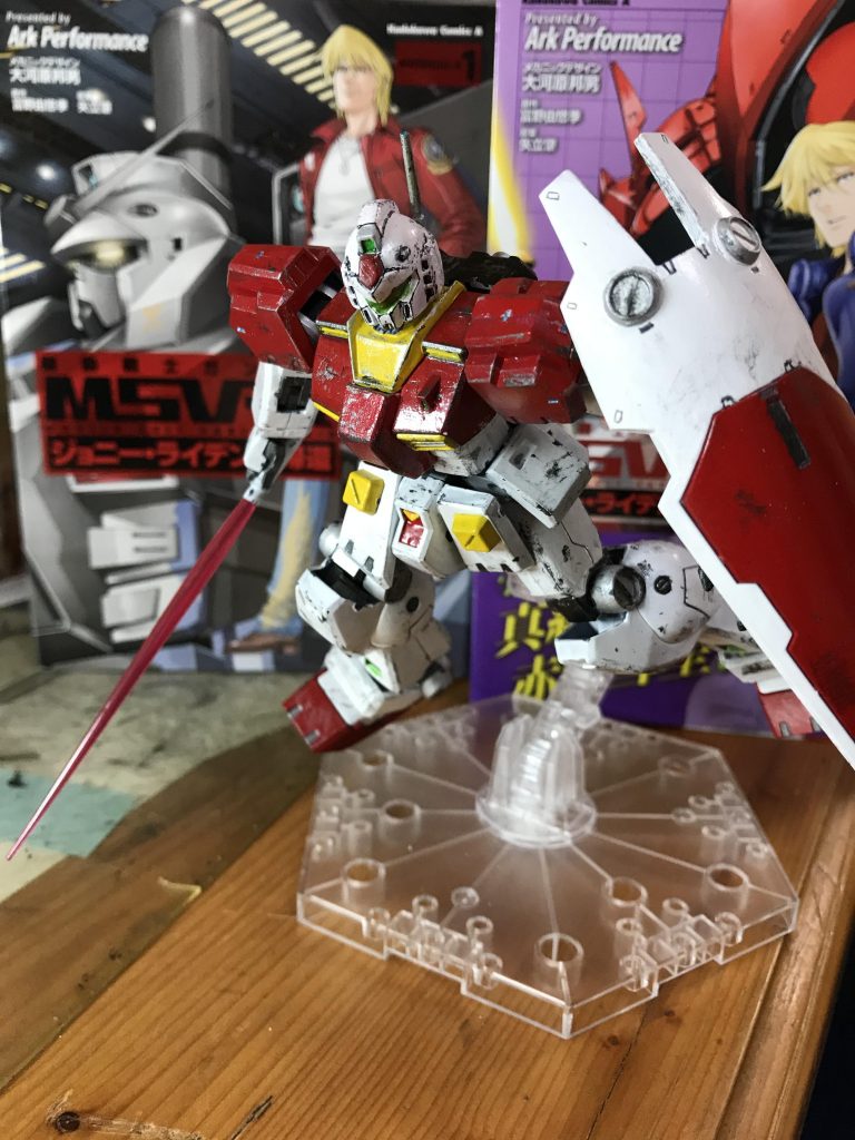 HGUCジムクゥエル(民間軍事会社テミス仕様)–5枚目/制作者：@tomoshin_gamez