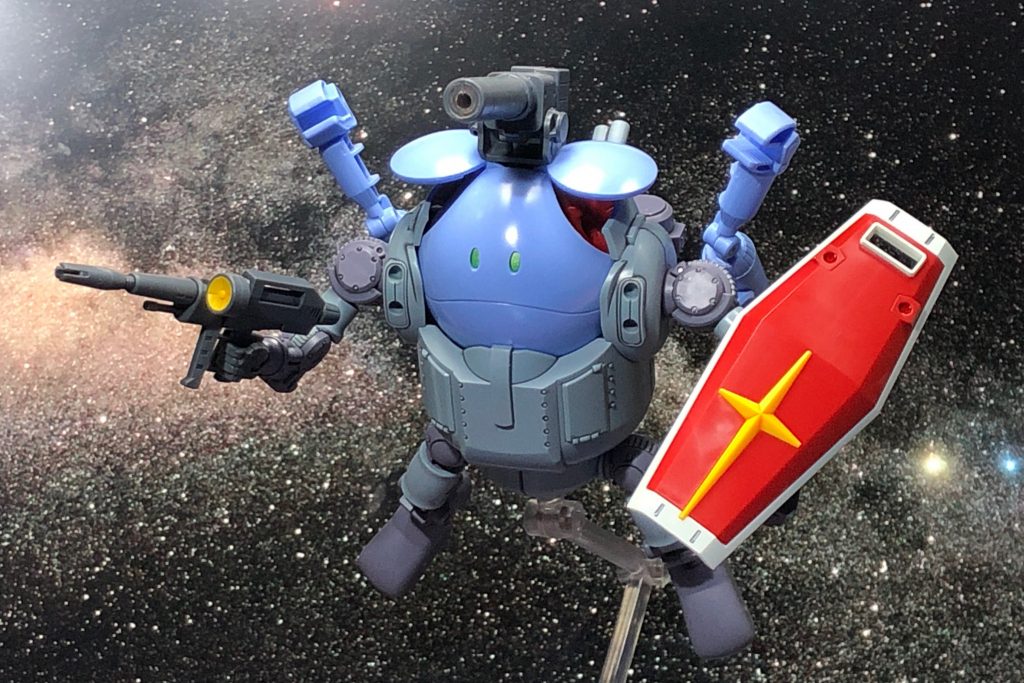 モビルハロとボールハロを融合させて…モビルハロキャノン、できあがり〜(*´ω｀*)