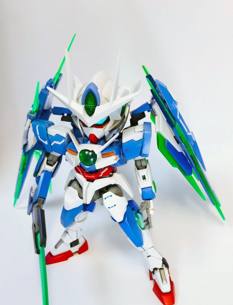 塗料は基本的にガイアノーツで行いました。差し色等にシタデルも使用しています。