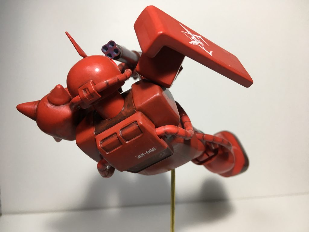 アクリジョン手塗り、デカール4枚。墨入れはリアルタッチマーカーの茶色で(゚ω゚)