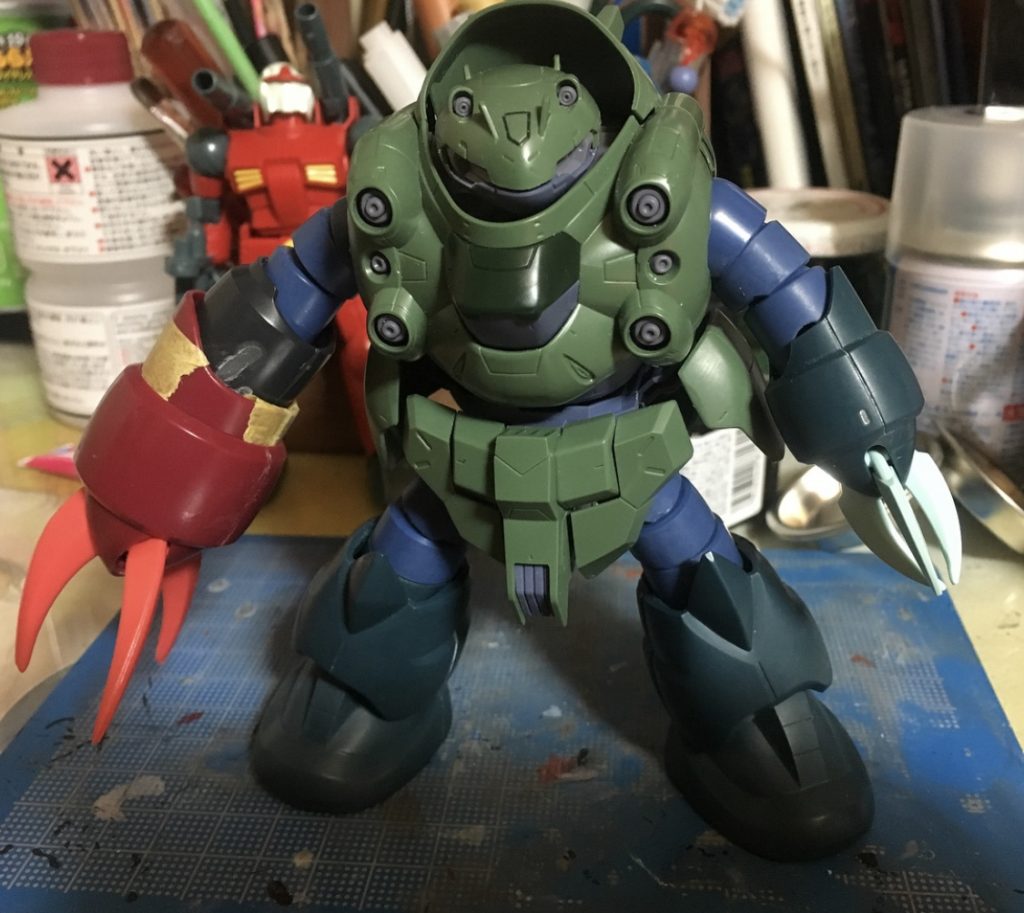 グシオンにズゴックの手足を合わせてみる。