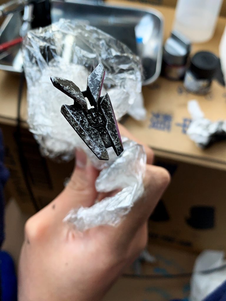 ラップ塗装
何事にも挑戦が大事ですね