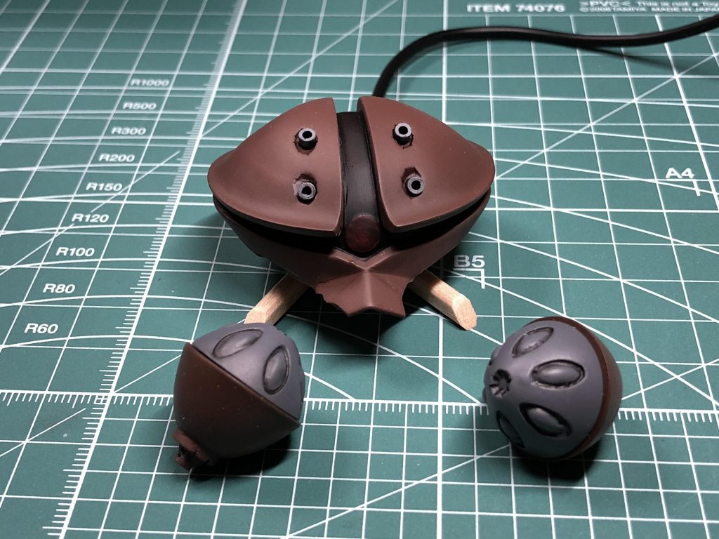 SDアッガイは割り箸ボディ