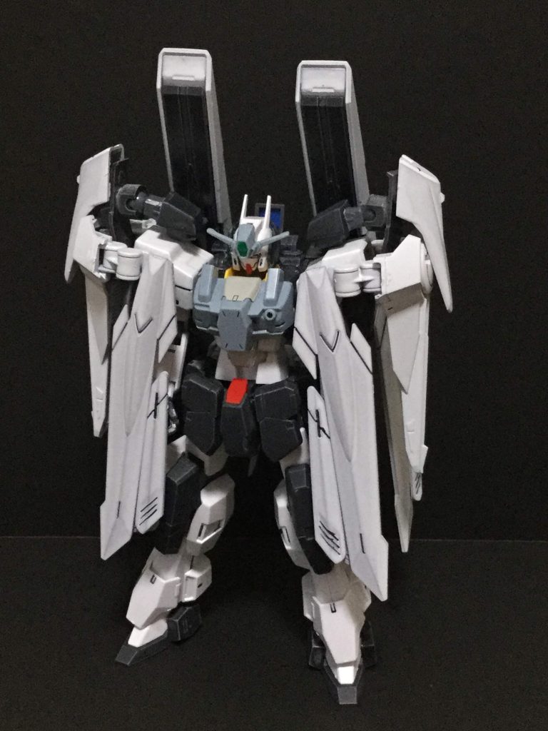 前から
シールドはノーネイムライフルを使用
サバーニャ自体にも少し変更
サーガ、デュナメスのパーツを使用