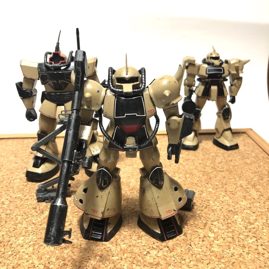 旧キット1/144「グフ飛行試験型」–7枚目/制作者:GORO55