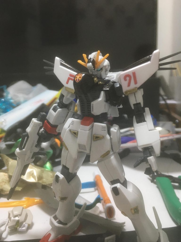 F91とクロスボーンガンダムX1を使用。