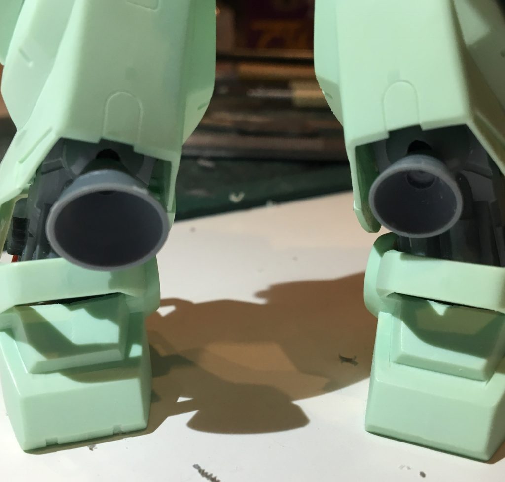 バーニア小型化。こういうの結構全身バランスに影響してきます。