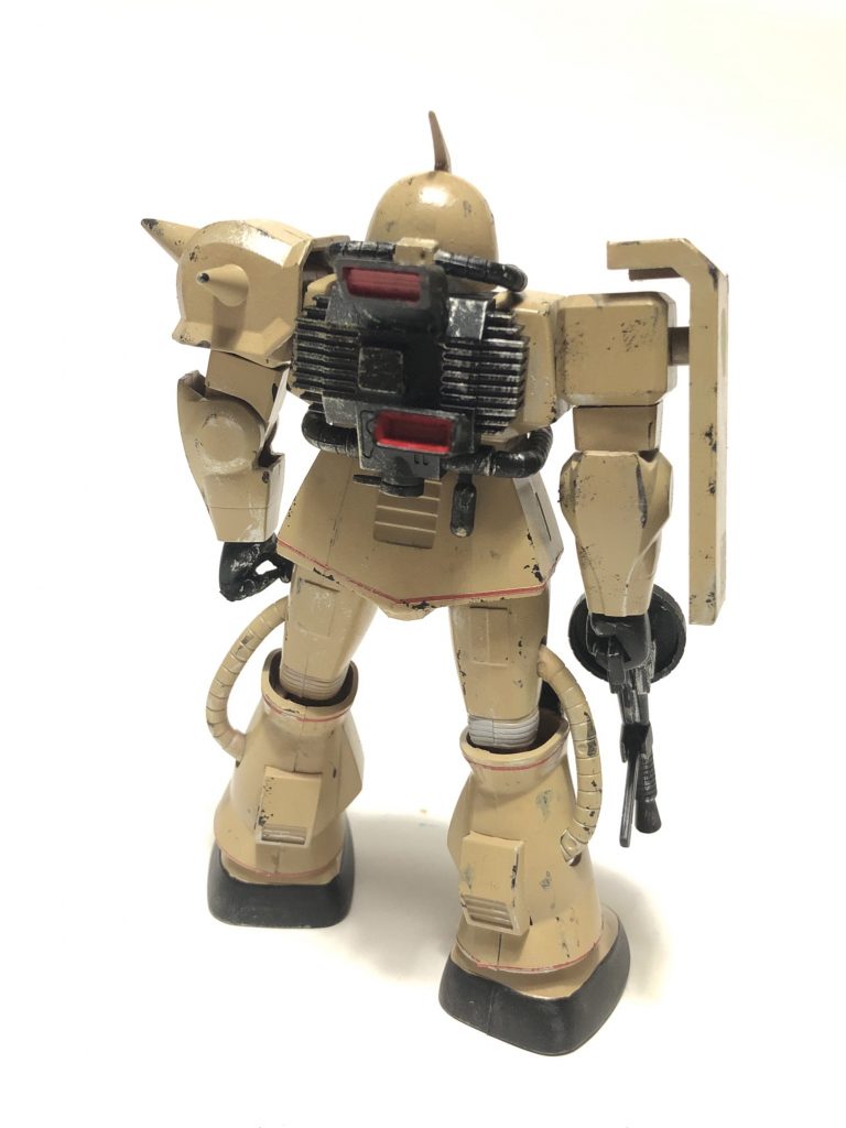 うしろ
 
マフラー水平に。
 
太もも前後逆にしてた!