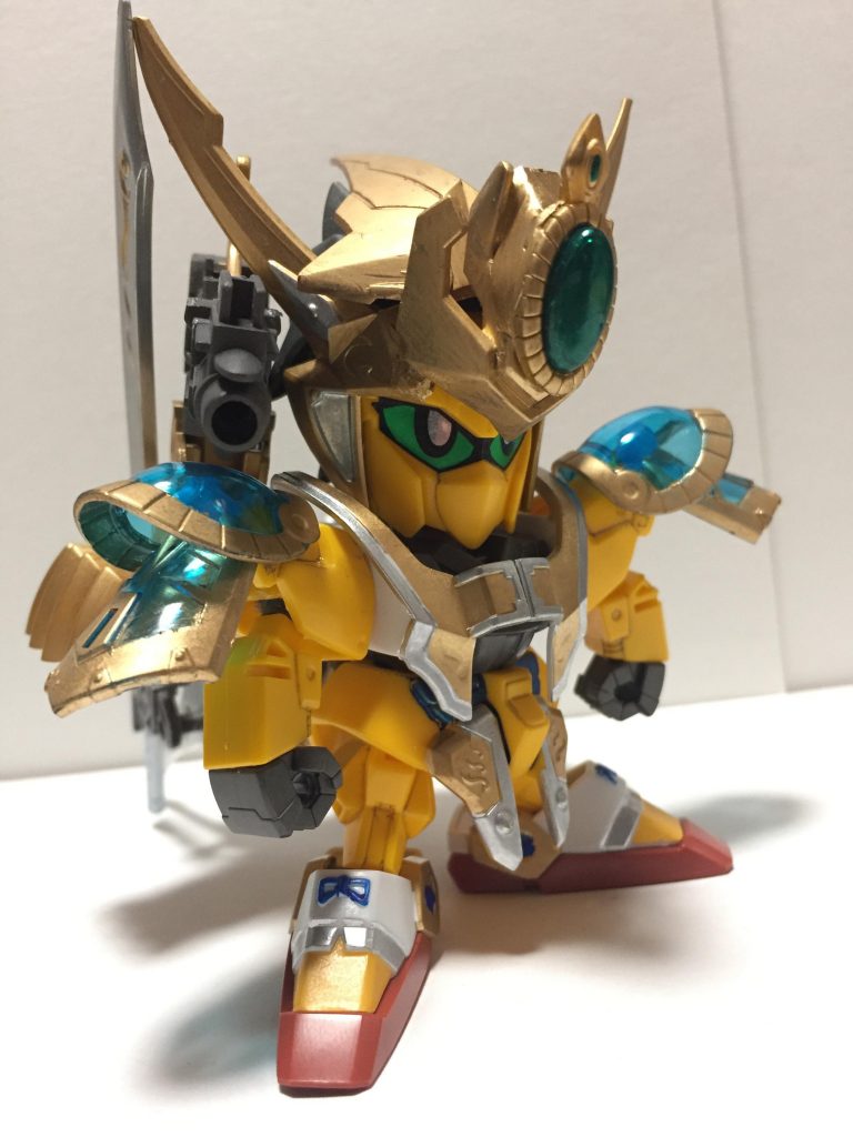 火砲はボールデンの受けとポリで可動します。バックパックに付けたまま展開出来ます。