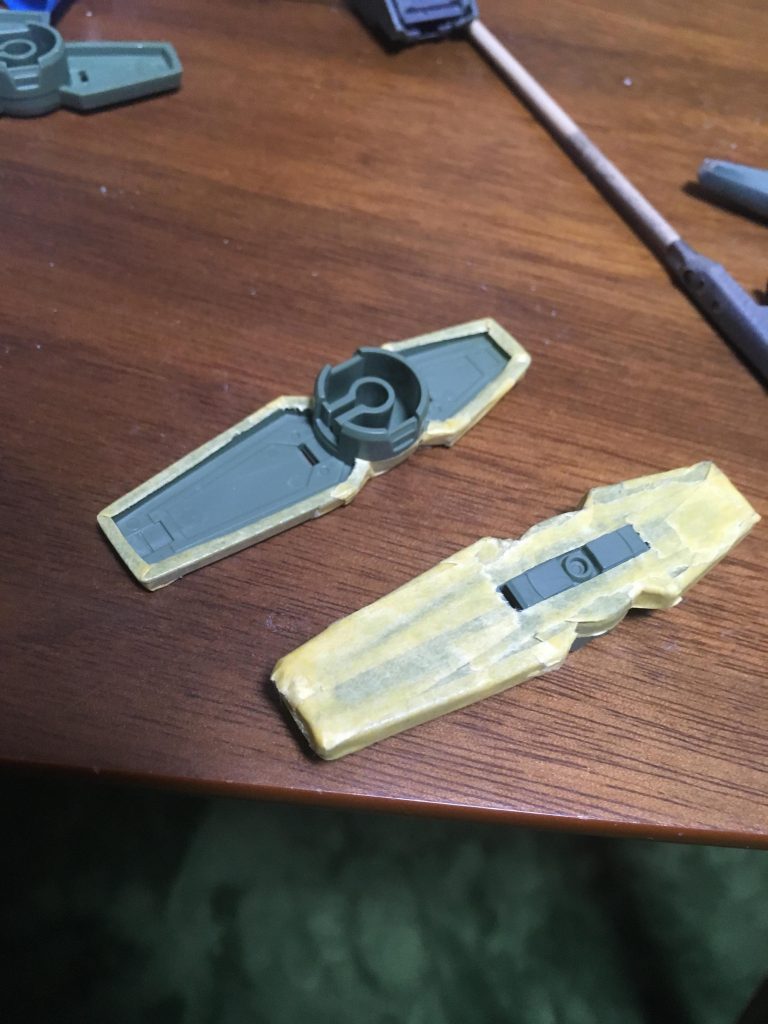 最も面倒な塗り分けも、今回は逃げずに実施。