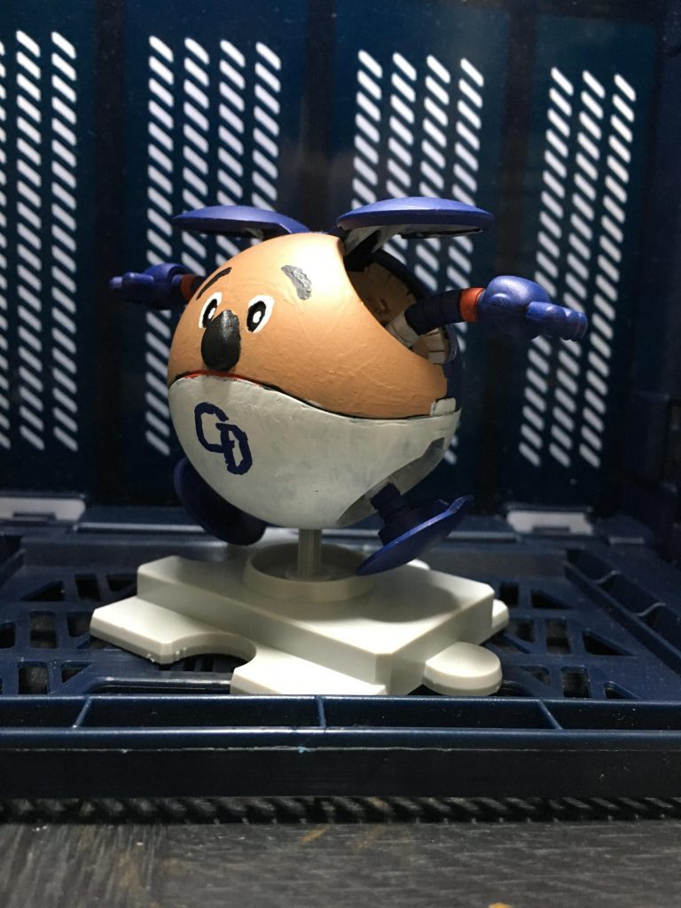 袖やリストバンドをイメージして節で塗り分けてます。