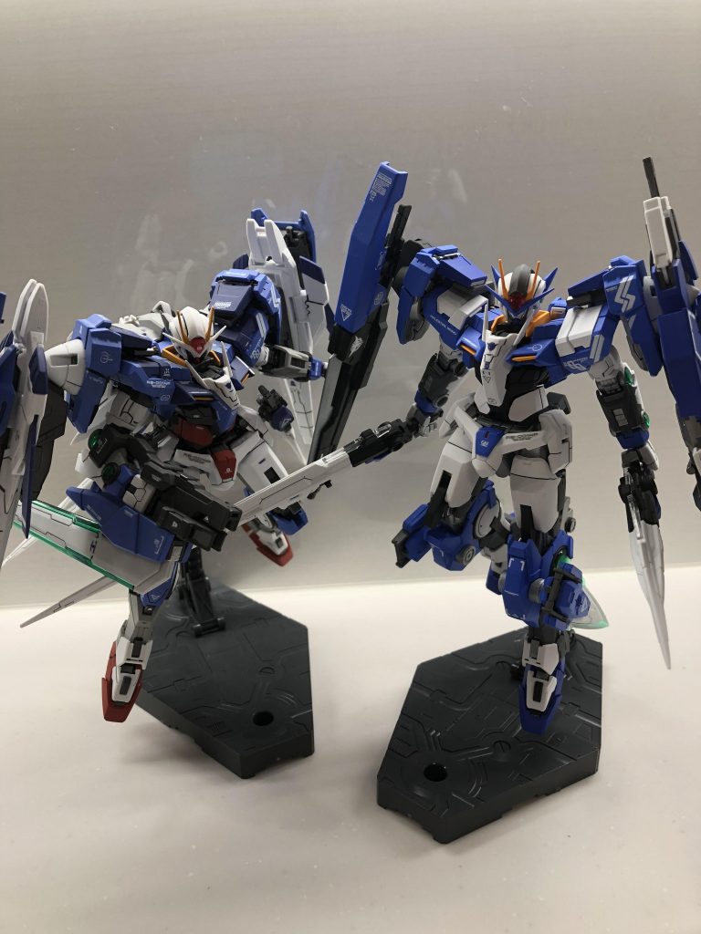 もう一個ダブルオーライザーの積みプラあるんで、違うバージョンのものも作成してみようかな♪( ´▽`)