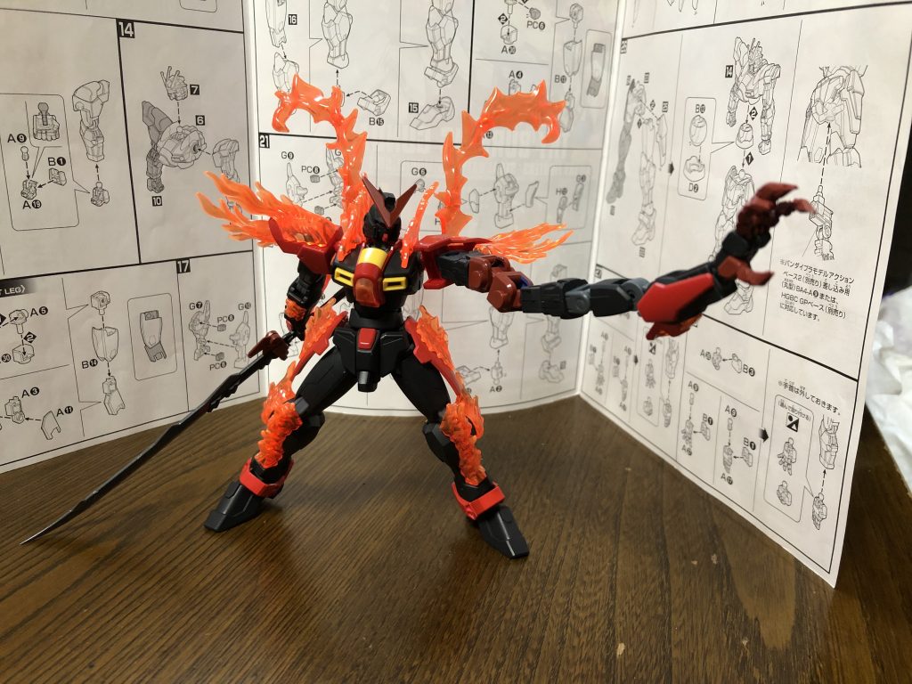 デモンルブラ
フランス語で悪魔の腕の意味
エクスプロジオンフォルム中限定で使える
鞭のようなしなやかさを持ち手先のデモンオングルで敵機を切断、破壊できる