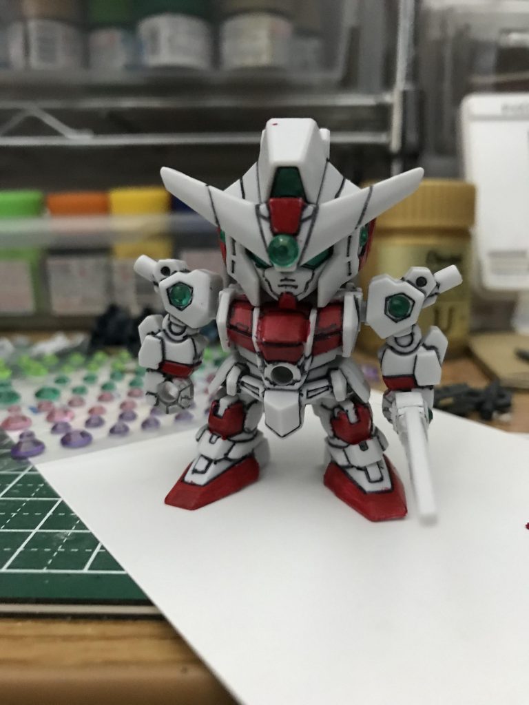 なんか寂しかったのでセリアで買った宝石みたいなシールでデコって見ました。