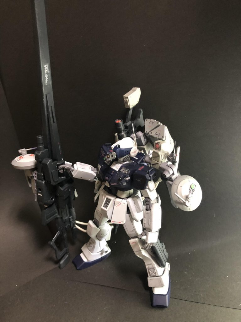 マント無しの状態です。

やはりスナイパーはマントだよねって事で麻の生地で作りました。