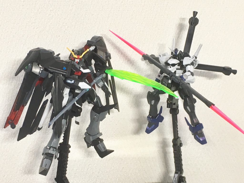 LIVE限定のゲストとしてGBNに参加したB'zの2人でしたが、ものの見事にGBNにどっぷりハマってしまいます。
フォース「B'z」を結成して上位ランカー達とやり合ってます。