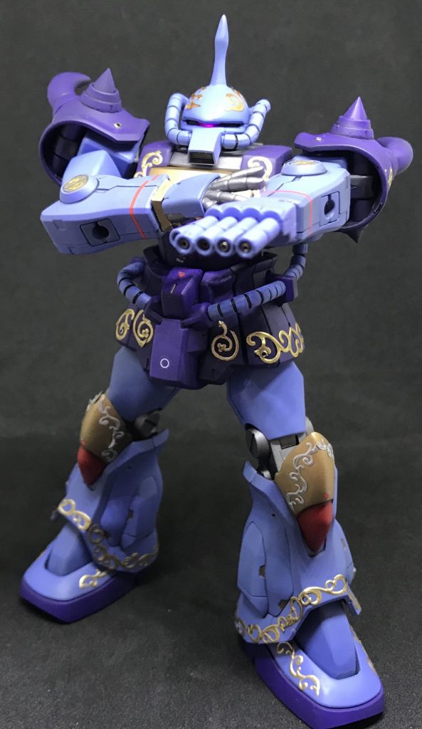 フィンガーバルカンは砲口を開口し、メタルビーズを埋め込んでいます。