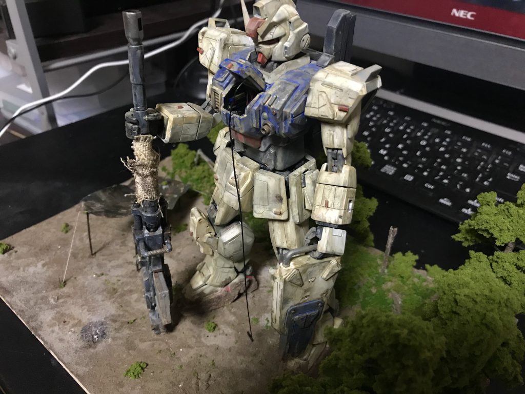 初ジオラマ 陸戦型ガンダム–3枚目/制作者：フルコウ