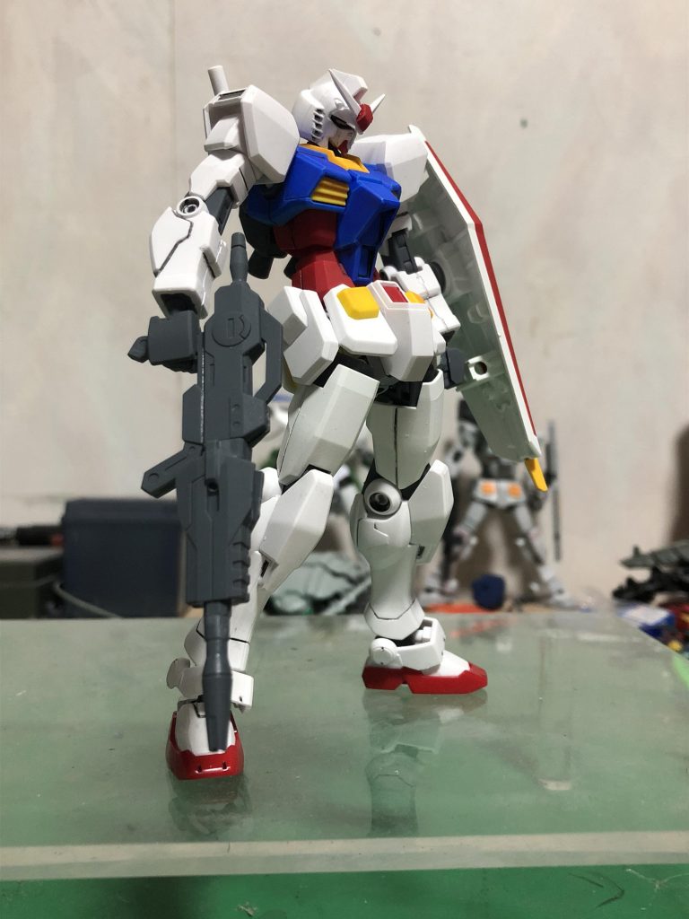 ライフルはガードフレームのと混ぜてちょいごつくなる様にしました