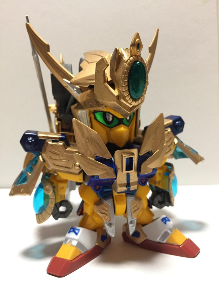 そして胸部と足を差し替えて、肩に追加武装、バックパックも武装追加でフルアーマー周瑜ヒャクシキ改に。